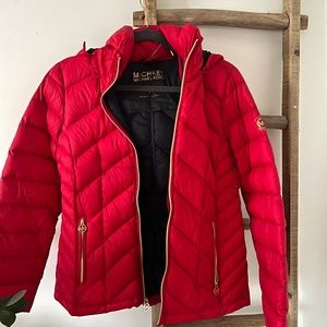 Authentic Womens Red Michael Kors Jacket - Brand New!